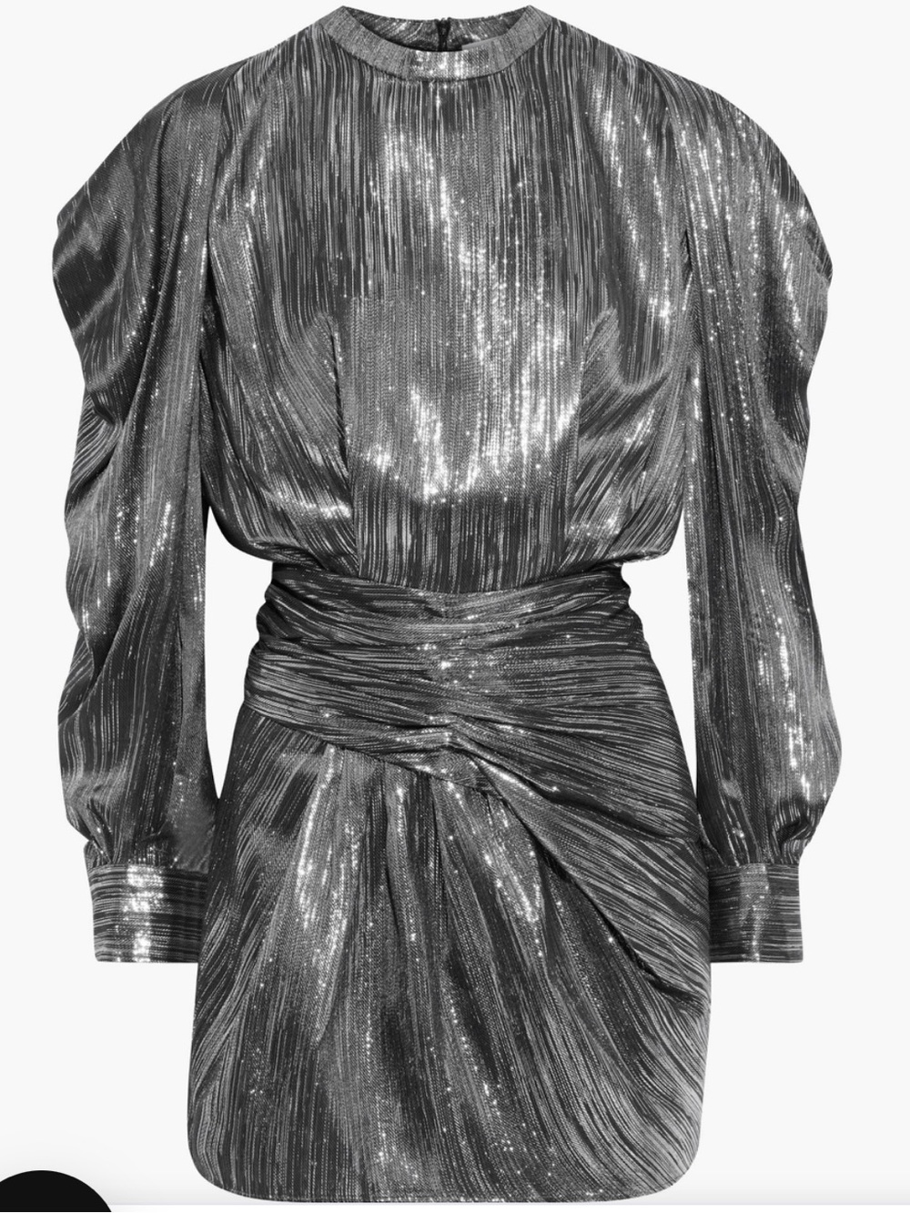 IRO Odell Ruched Mini Dress (GOLD)